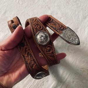 VINTAGE Tony Lama Western Belt